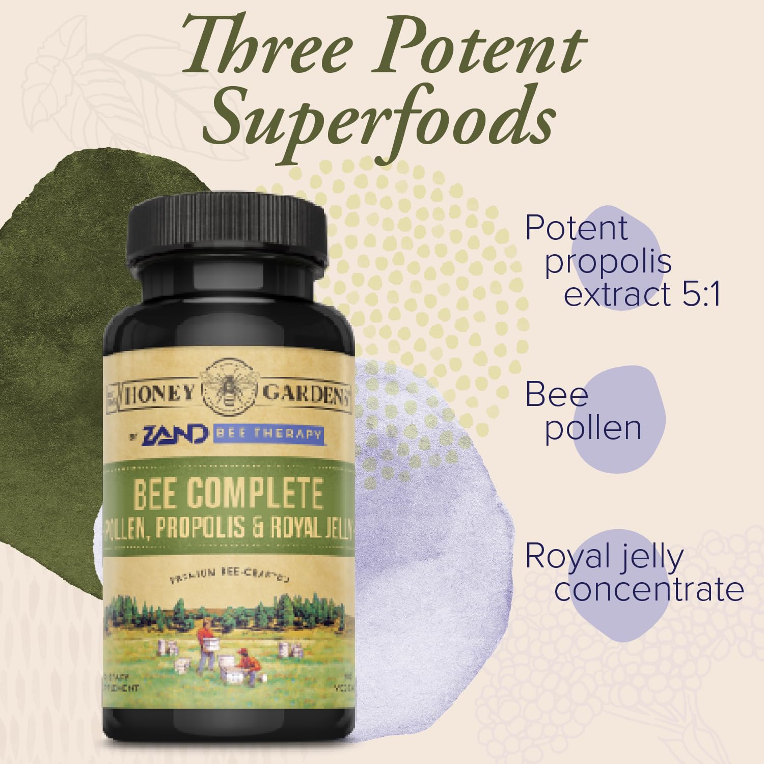 ZAND Bee Therapy bouteille haute concentration format pratique et rapide à prendre