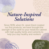 ZAND Immune Fast incluant zinc et échinacée pour le profil nutritionnel.