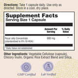 ZAND Gelée Royale 600 mg - capsules faciles à ingérer pour un usage quotidien.