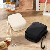 Zannaki boite-pilules avec pochette de rangement pratique pour objets personnels.
