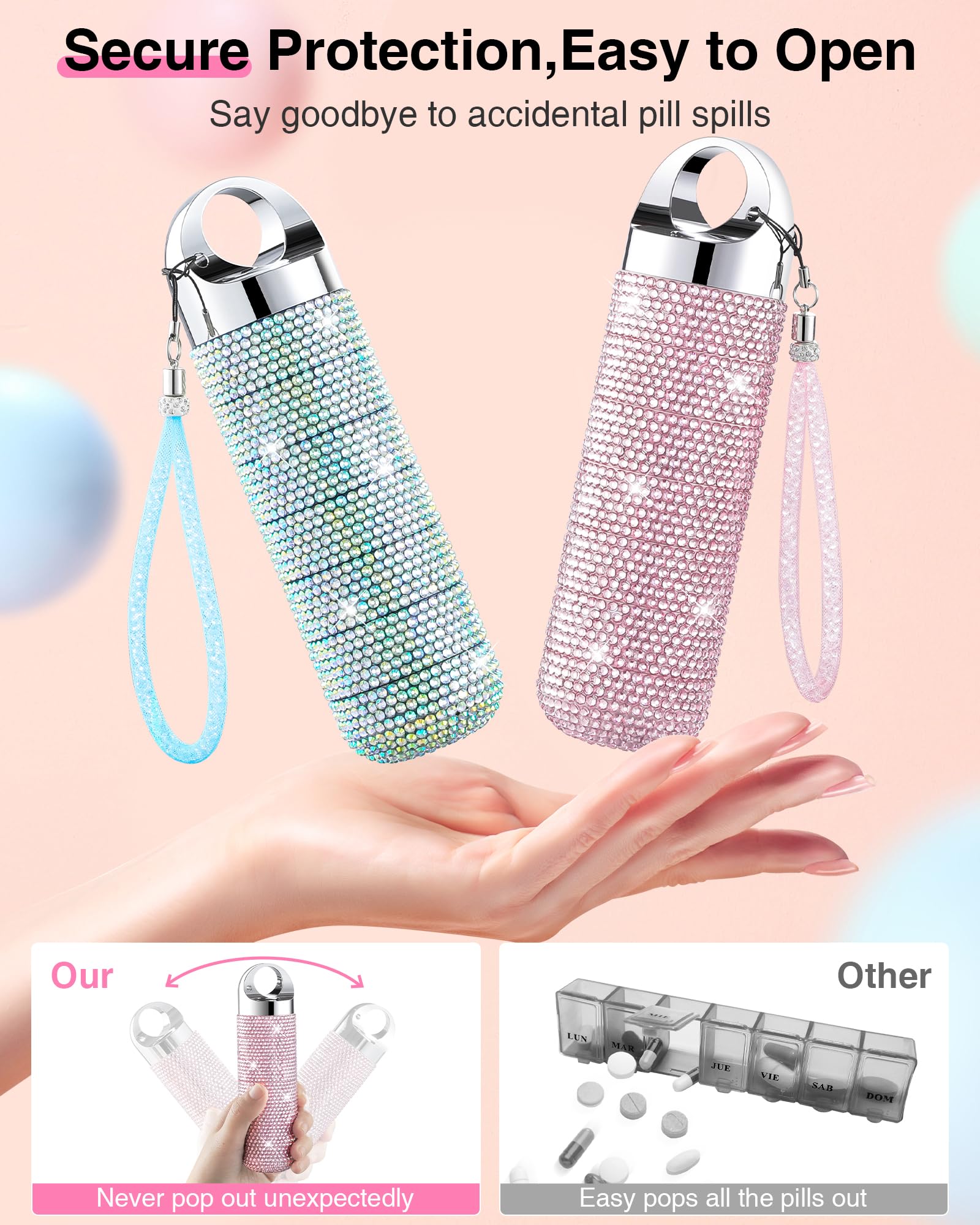 Etui Zannaki portable et compact, facile à glisser dans un sac.