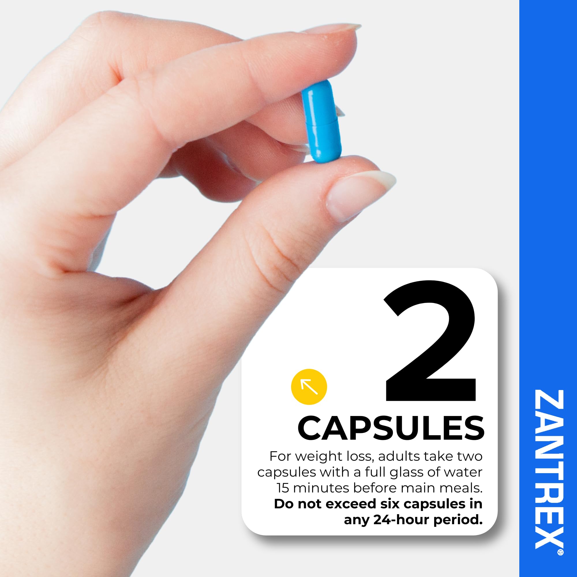 Mode d'emploi clair Zantrex Blue pour prise matinale