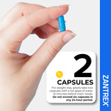 Mode d'emploi clair Zantrex Blue pour prise matinale