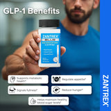 Étiquette claire Zantrex Blue avec informations utiles et nutritionnelles