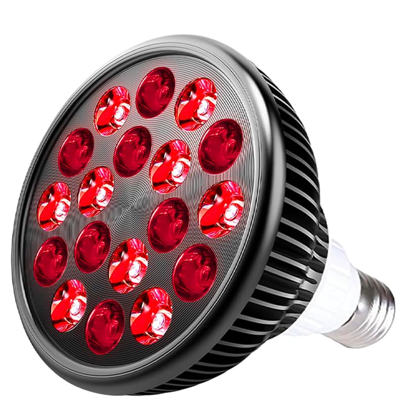Lampe Zarbaha, lumière rouge et infrarouge, idéale pour le bien-être à domicile.