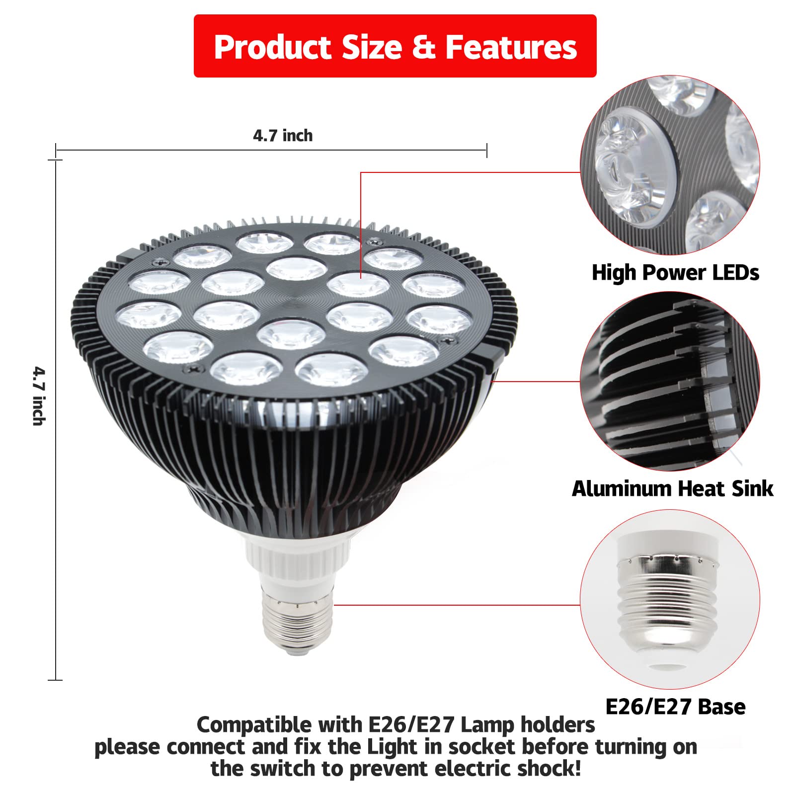 Boîtier aluminium silencieux Zarbaha lampe thérapie, design compact