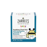 Zarbee’s Bébé approuvé par les pédiatres, usage sur torse et pieds.