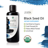 Flacon en verre ultraviolet de Zatik Naturals préserve les acides gras essentiels