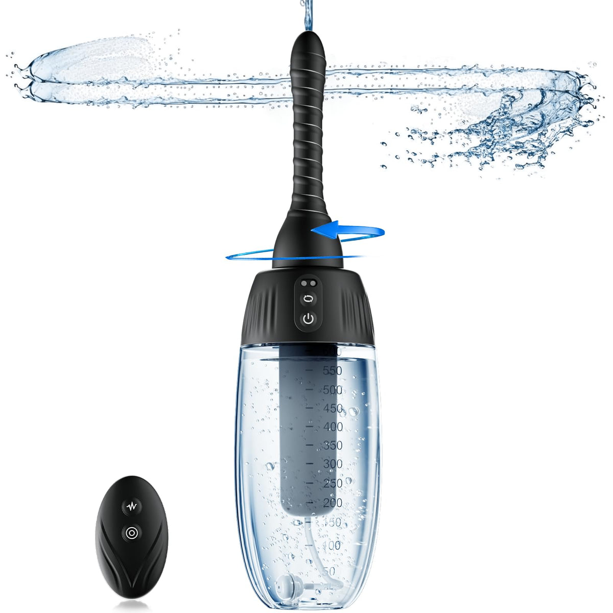 Zatsaog douche-anale-rotative-360: rotation fluide pour un nettoyage profond et confortable.