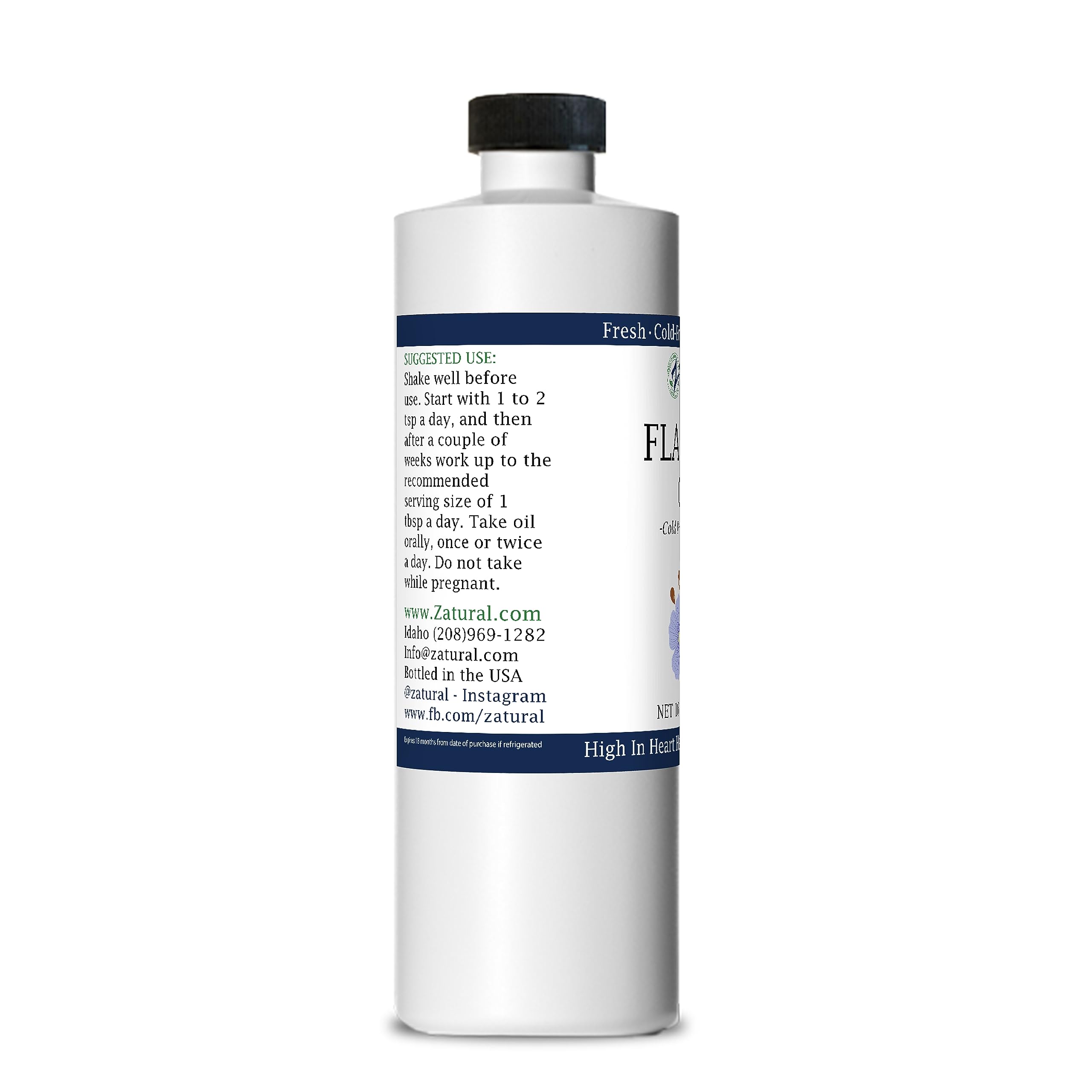 Soin capillaire maison avec huile de lin Zatural pour cheveux doux et brillants.