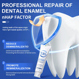 Étiquette sans fluor du dentifrice Zaucet, soin sûr de l’émail.
