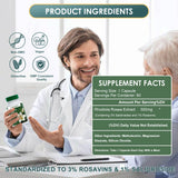 ZAXINERY Rhodiola Rosea Vegan – capsules faciles à avaler pour un mode de vie actif.