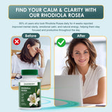 ZAXINERY Rhodiola Rosea – amélioration potentielle de la concentration et de la mémoire.