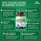 Procédé biologique certifié: extrait standardisé 10:1 par Zazzee, pour une consistance fiable.