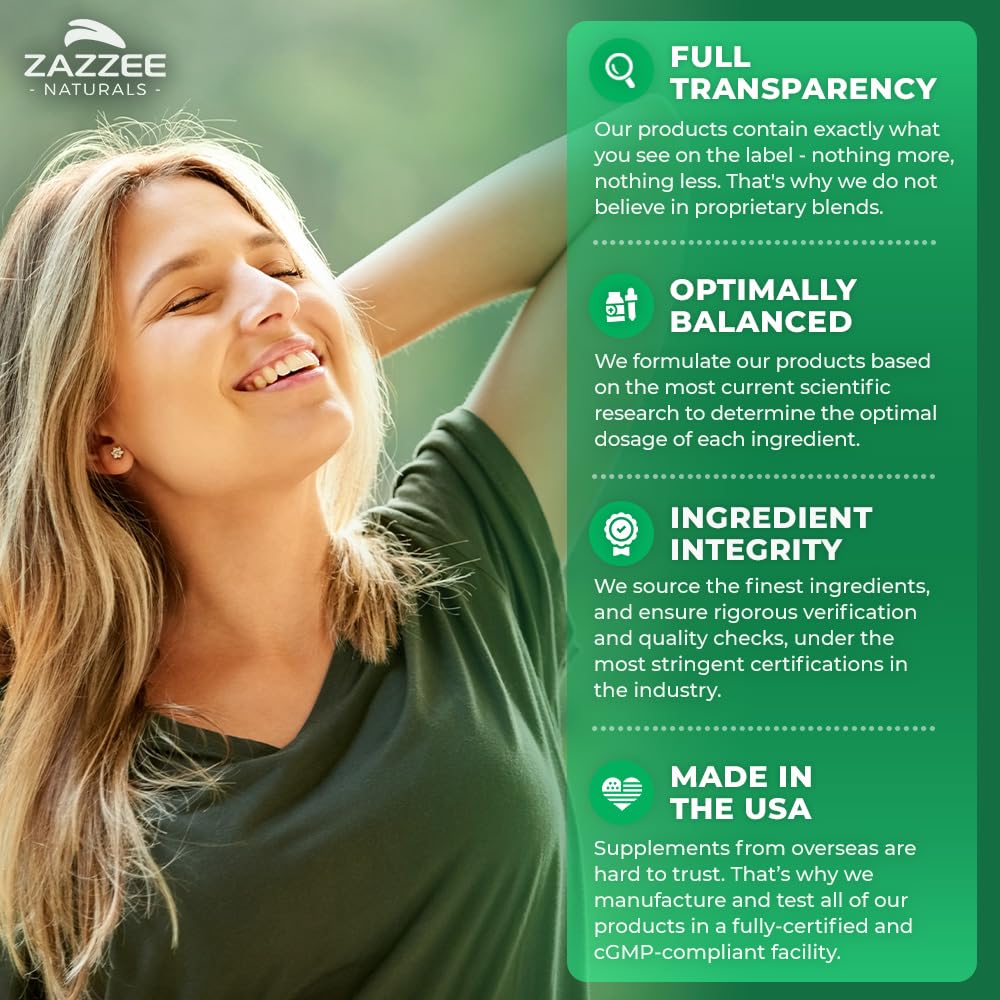 Étiquette clair Zazzee, contrôle qualité américain.