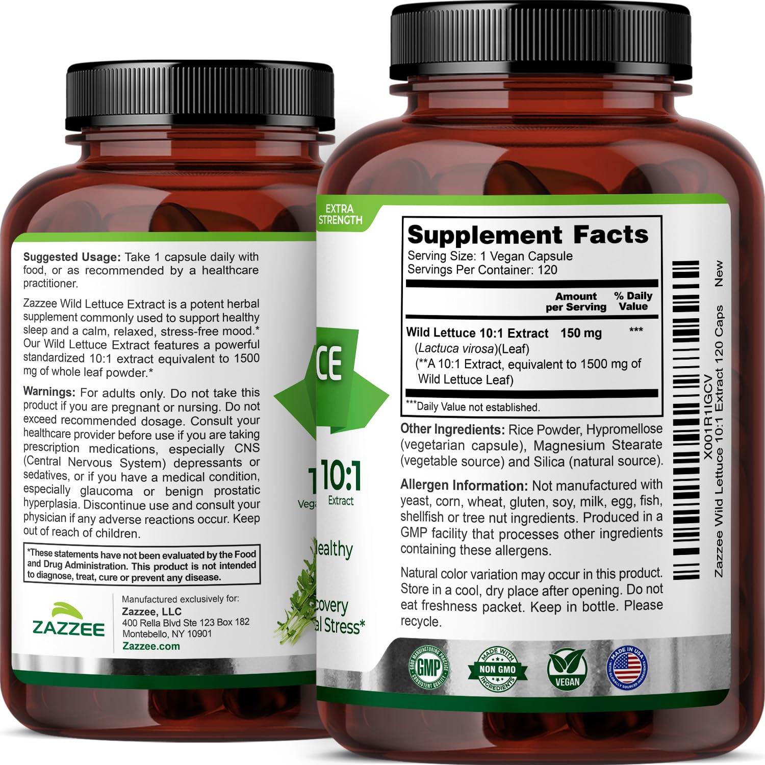 Schéma dosage: 120 capsules pour environ quatre mois.
