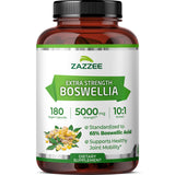 Zazzee Extrait Boswellia 10:1 en bouteille – haute concentration pratique.