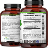 Flacon Zazzee Mucuna Pruriens, dosage visible et clair.