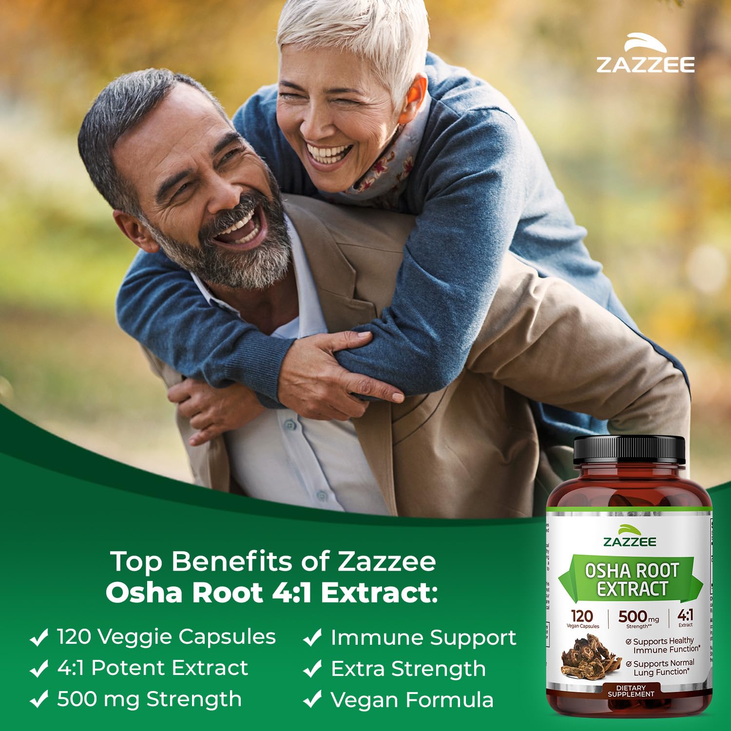 Étiquette Zazzee – informations claires sur la concentration et l’origine.