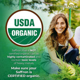 Capsules Zazzee safran 20x – dosage élevé pour une routine simple.