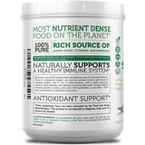 Zazzee spiruline bio, produite aux USA, traçabilité et sécurité.