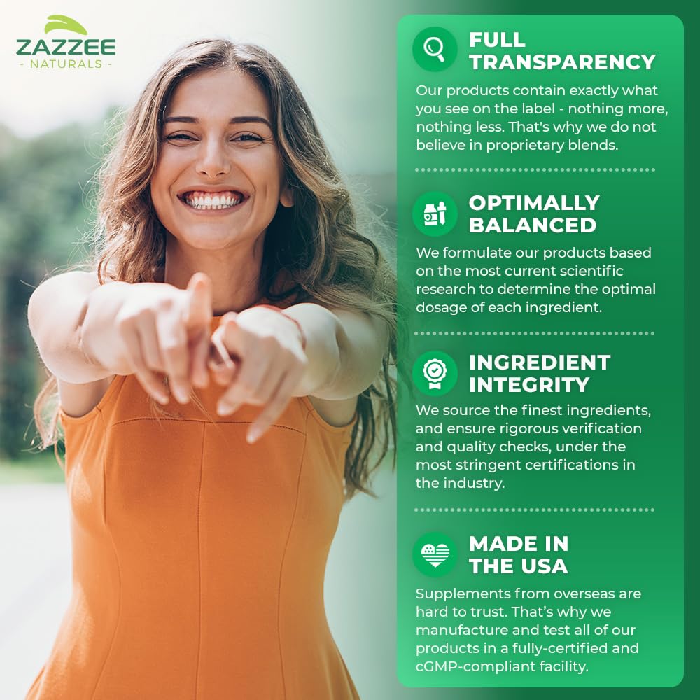 Fabrication américaine dans une usine certifiée pour Zazzee Valériane