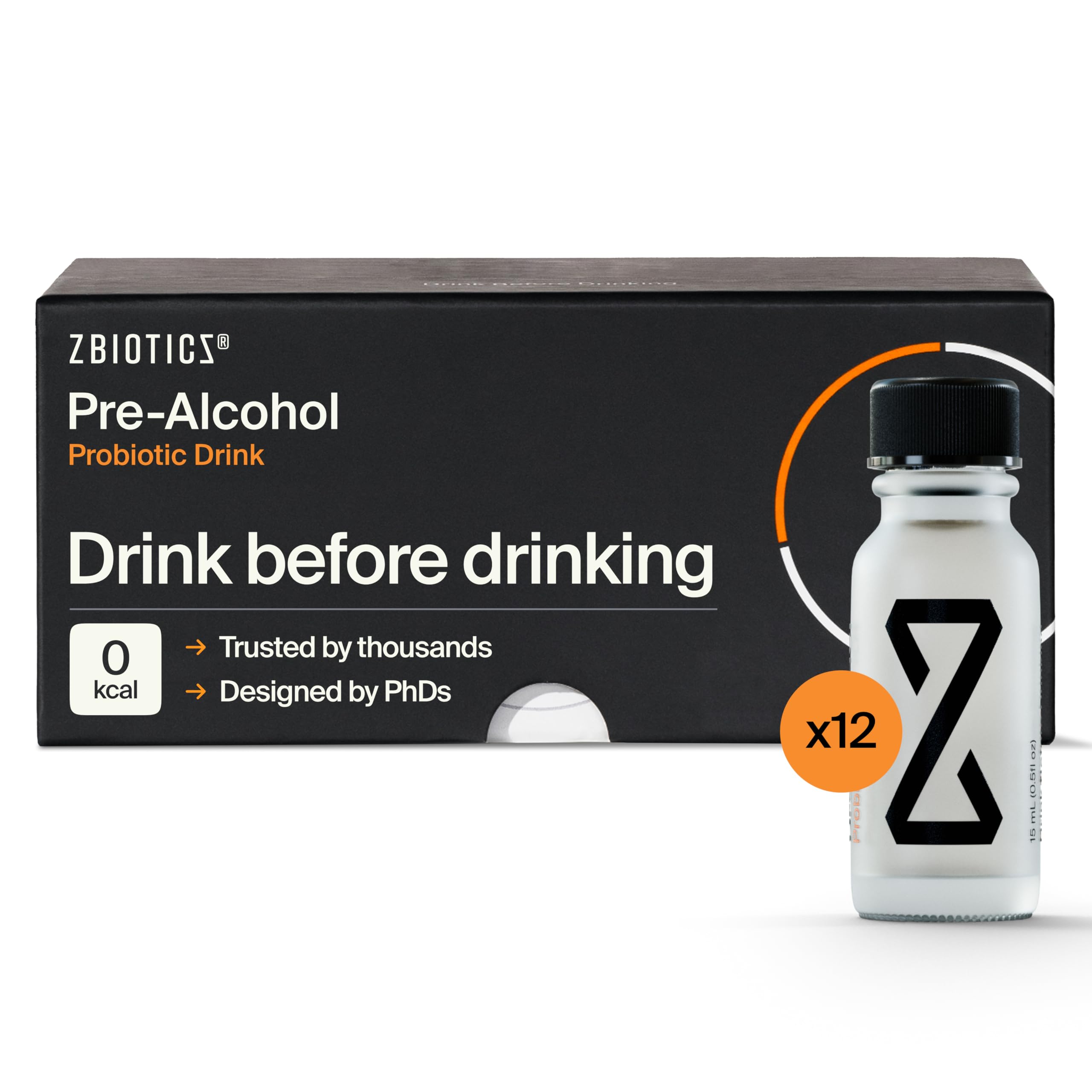 ZBiotics: bouteille avant boire, format pratique pour sortir.