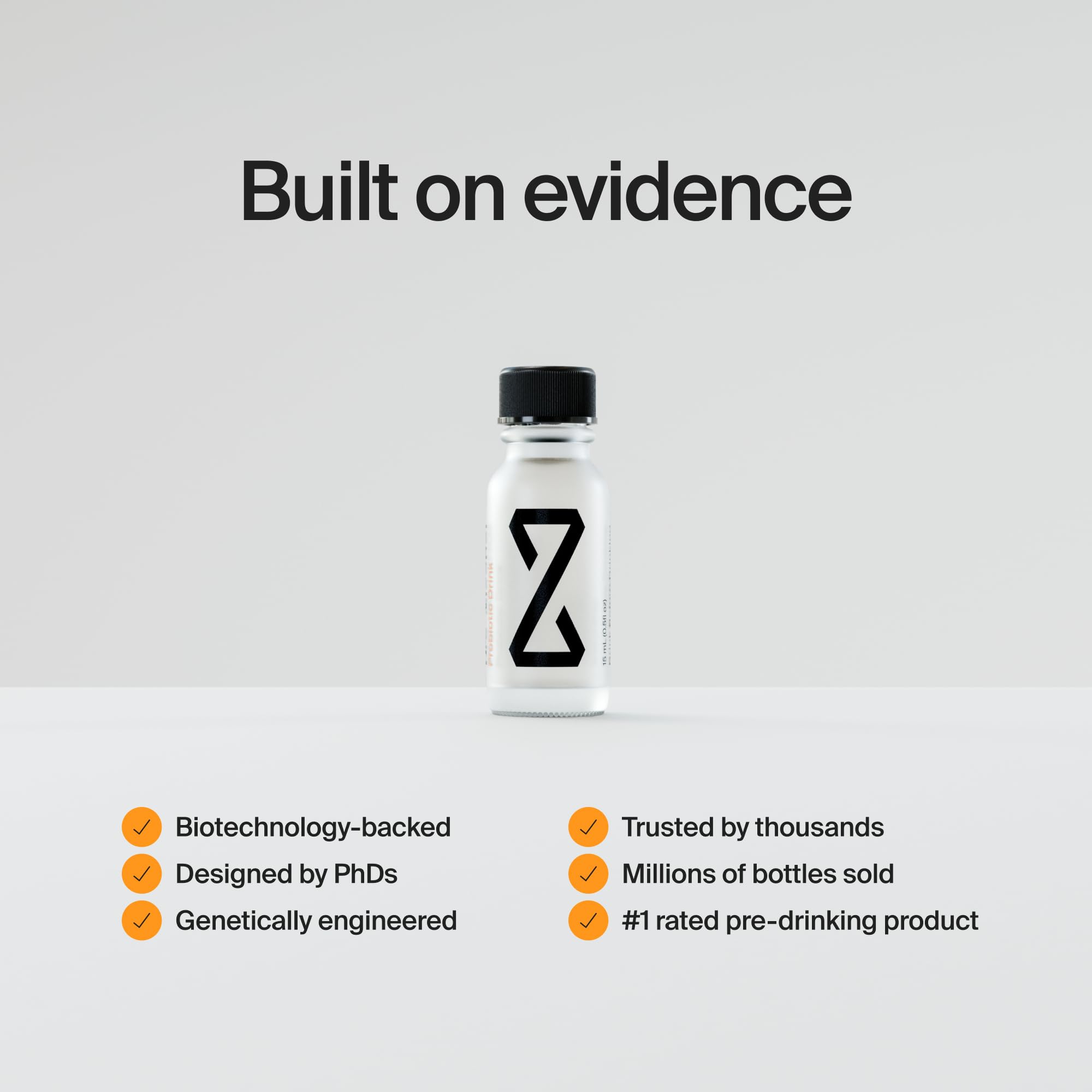 Conception scientifique ZBiotics, soutenue par la recherche, pour des matins potentiellement plus confortables.