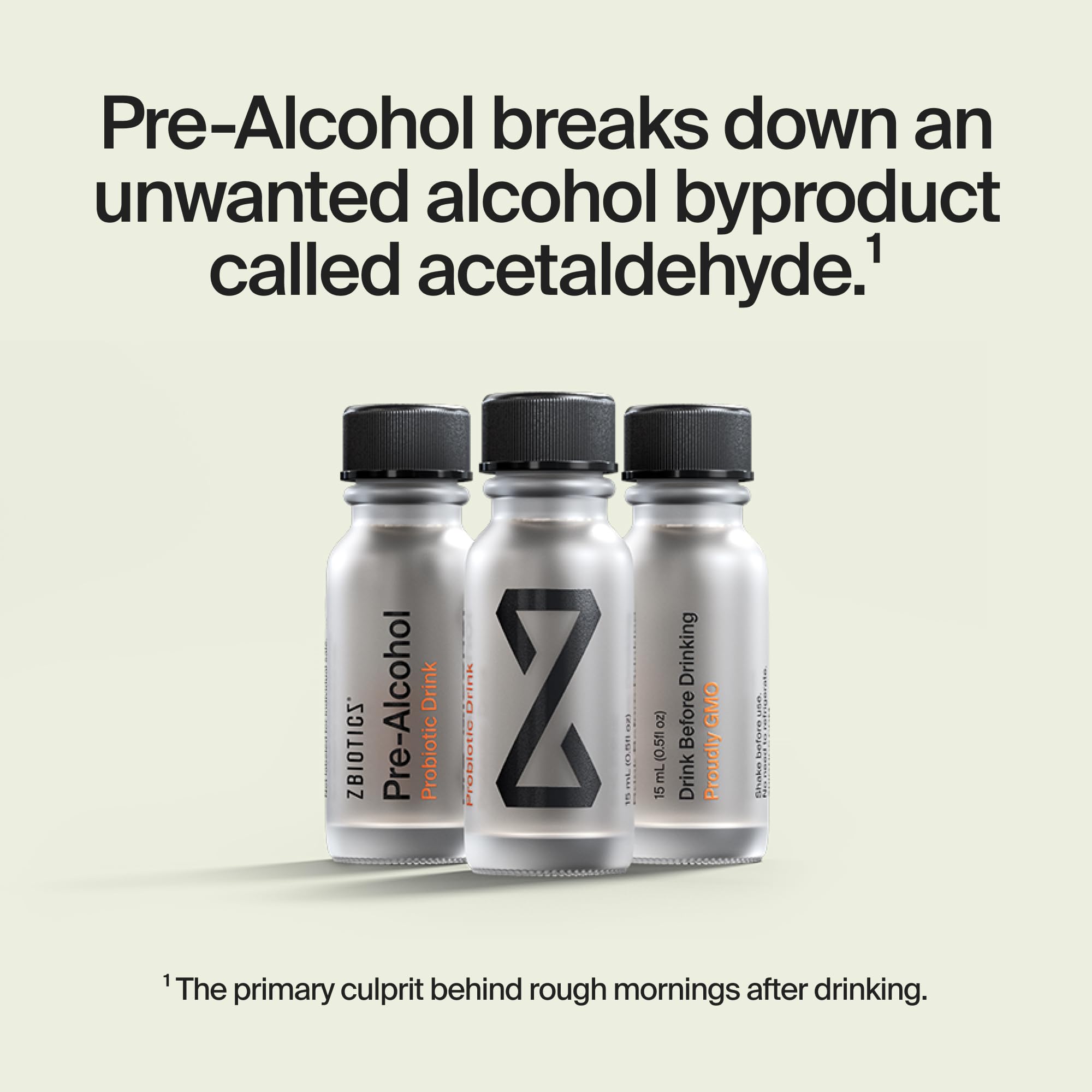 Pack voyage ZBiotics de 3 bouteilles de 14 ml, idéal pour les déplacements.
