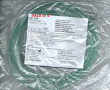 Tubulure verte élastique pour cannule ZCIZIU, réduction des frottements et douceur.