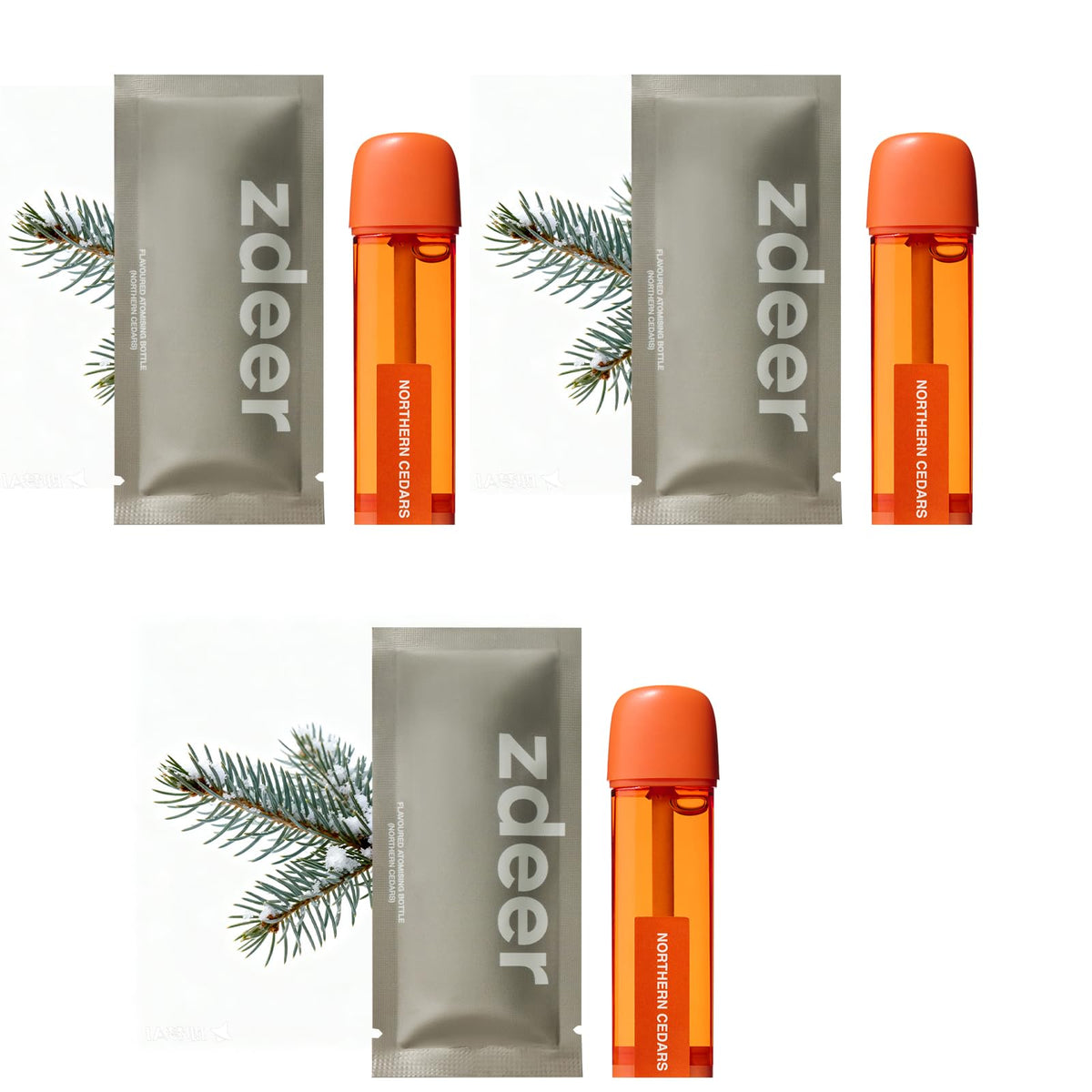 ZDEER PW13 Refill Cèdres Nordiques : brume fine et fraîcheur durable
