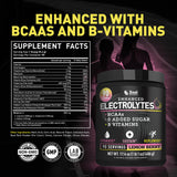 Gros plan sur les ingrédients clés de Zeal Electrolyte favorisant endurance et récupération.