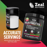 Zeal Electrolyte Powder laboratoire, formule vérifiée en laboratoire pour la pureté.