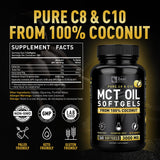 Zeal Naturals MCT capsules molles – faciles à avaler pour rester concentré.