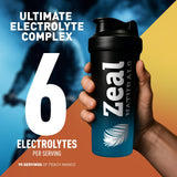 Poudre électrolytes sans sucre, goût naturel et léger.