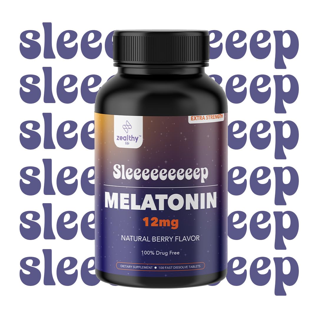 Z Zealthy Life Mélatonine sachet de 100 comprimés pour une longue disponibilité.