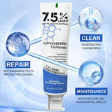 Schéma illustrant la protection de l'émail avec Zeamyhy hydroxyapatite.
