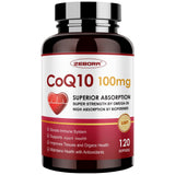 ZEBORA CoQ10 100 mg, pack 120 gélules, énergie potentielle et soutien cardiaque
