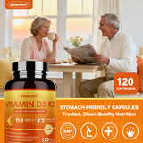 ZEBORA D3K2 - Vignettes démontrant une routine quotidienne pratique.