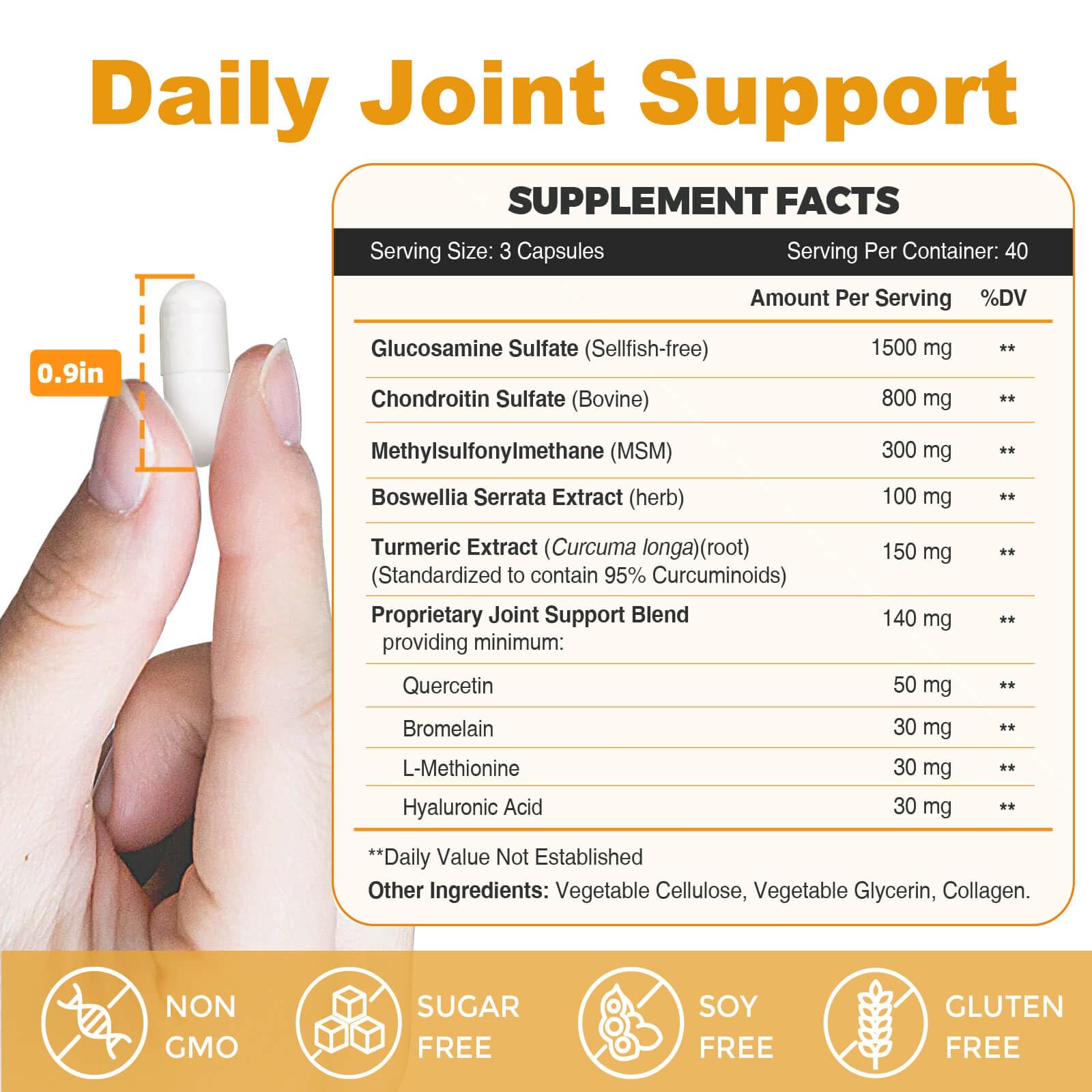 Capsules Zebora Glucosamine Chondroitine, utilisation facile pour mobilité quotidienne.