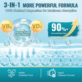 ZEBORA Magnésium Glycinate 500 mg — avec B6 et D3, biodisponibilité améliorée