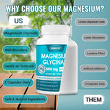 ZEBORA Magnésium Glycinate 500 mg — visuel cœur et muscles, soutien après l’effort