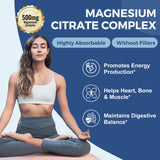 Gélules Zebora Magnésium Citrate 500mg visibles et faciles à avaler.