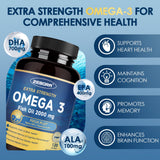 ZEBORA Omega-3: formule avancée Alpha-GPC et PS pour soutien cognitif