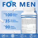 ZEBORA Probiotics pour homme — capsules, prise quotidienne facile