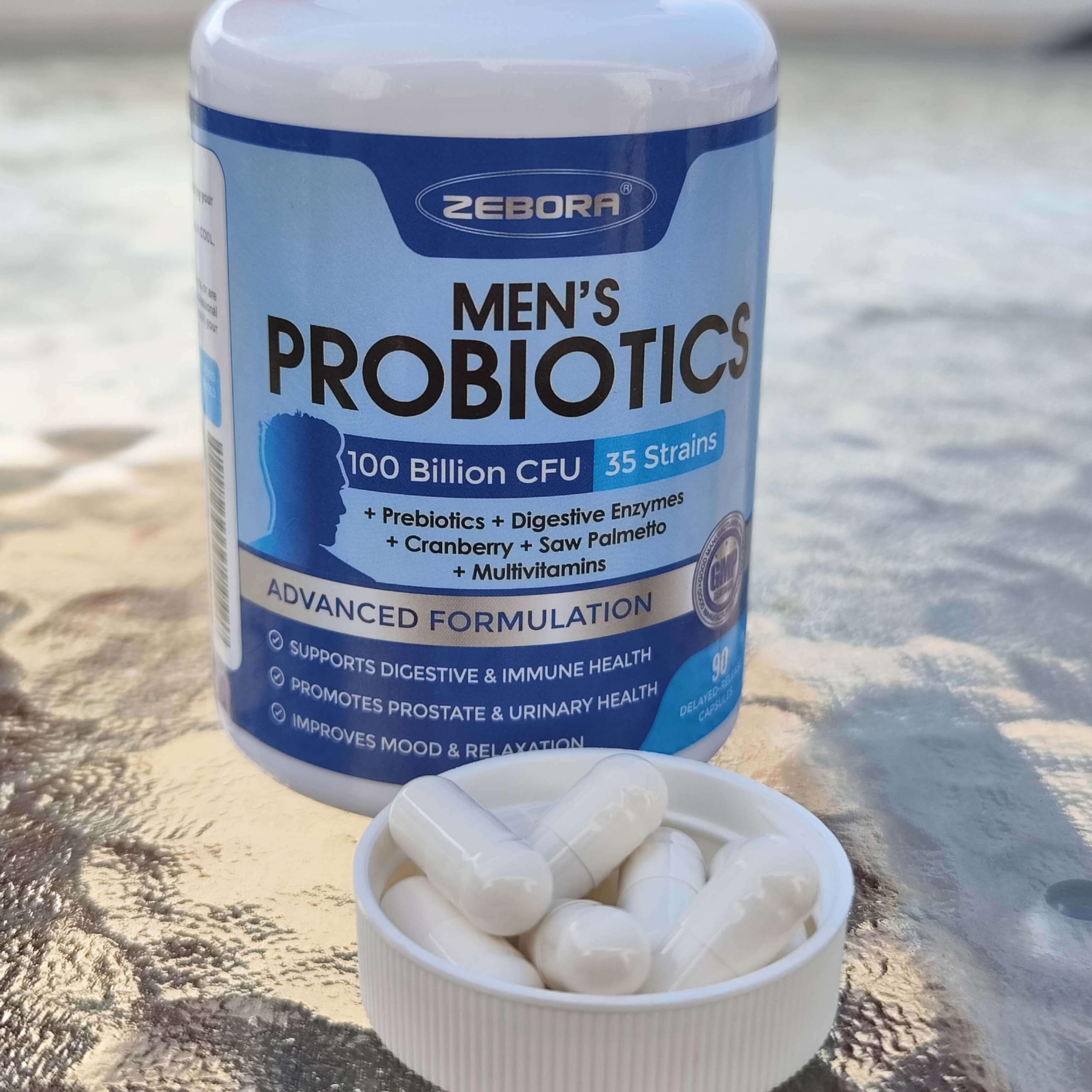 ZEBORA Probiotics — 180 gélules pour un trimestre