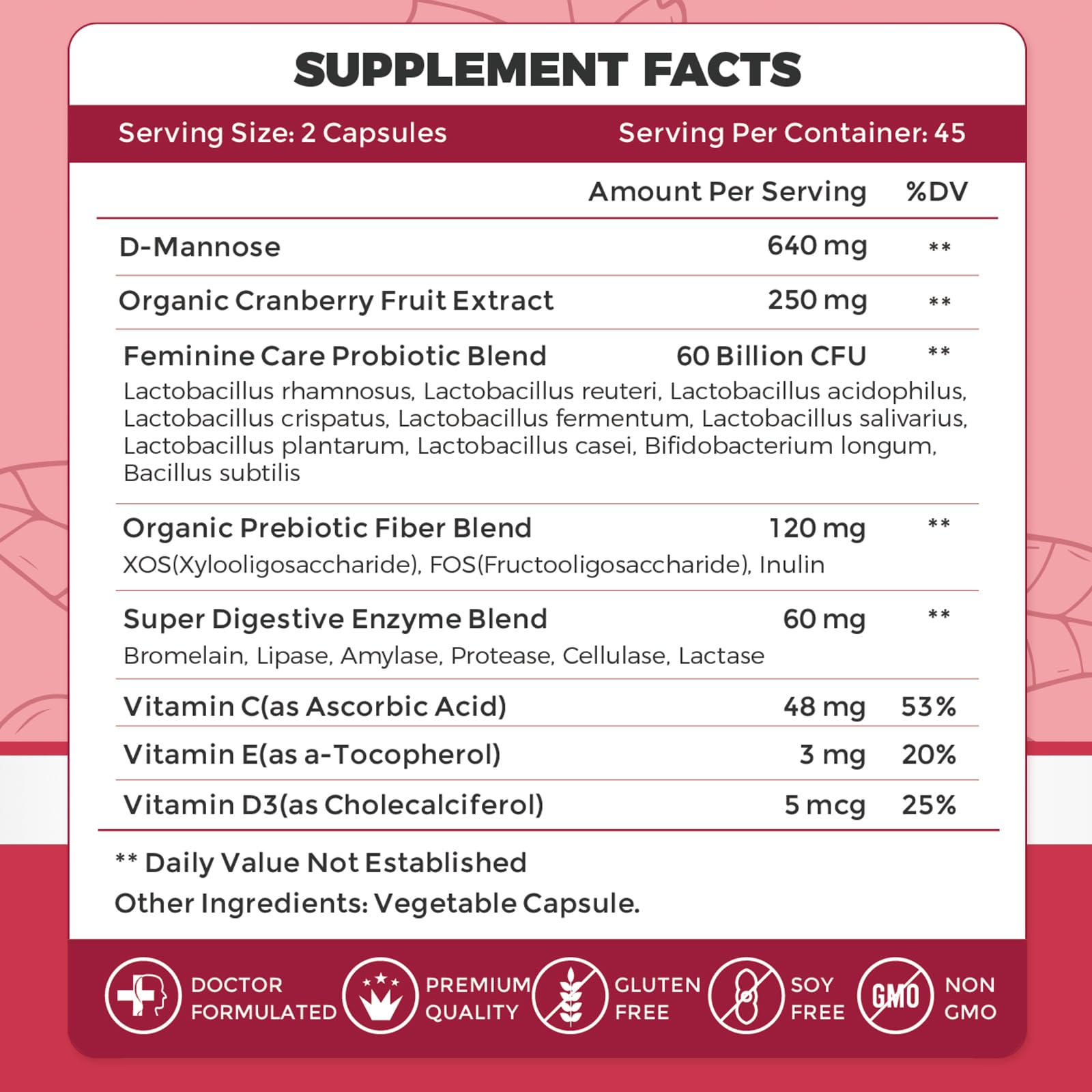ZEBORA probiotiques femmes – capsules visibles pour l'équilibre intime.