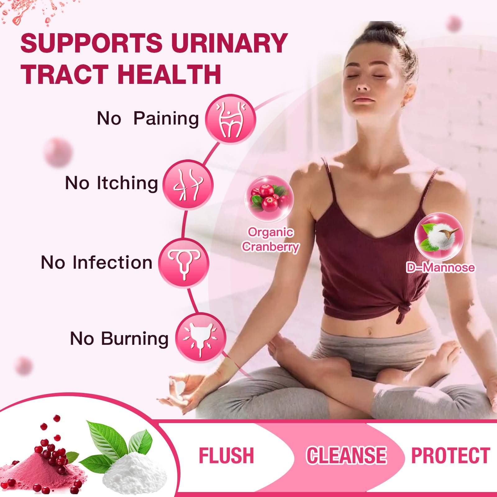 ZEBORA Probiotiques pour Femmes – cranberry, soutien potentiel à l'équilibre intime.