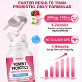 ZEBORA Probiotiques pour Femmes – sans gluten et vegan, composition naturelle.