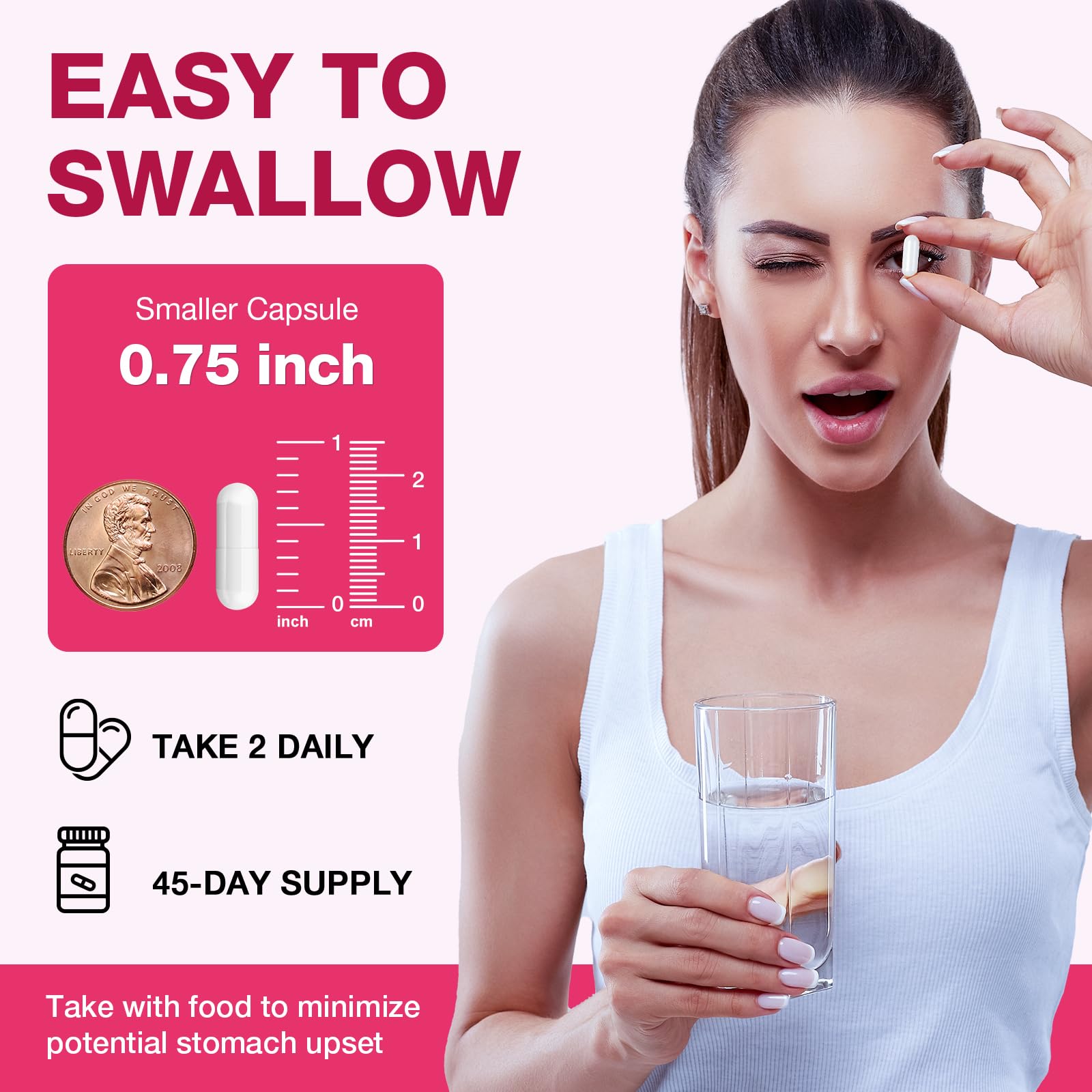 ZEBORA Probiotiques pour Femmes – flacon durable et non réfrigéré.